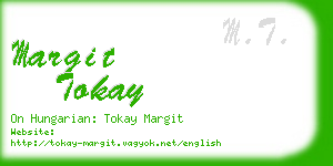 margit tokay business card